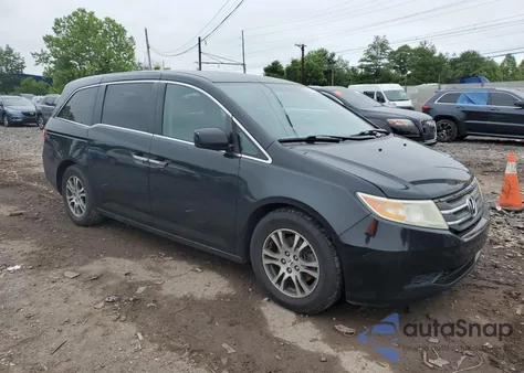 2013 Honda Odyssey Ex from USA, damaged, VIN 5FNRL5H45DB082074